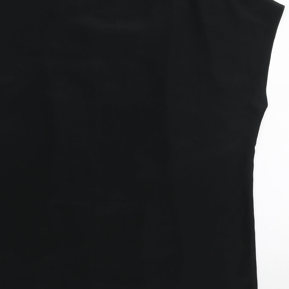 Sommermann Womens Black Polyester Basic T-Shirt Size 20 Square Neck