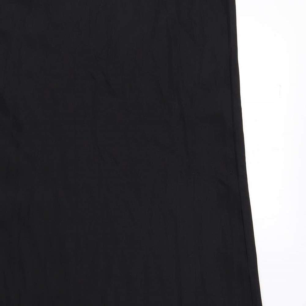 Uniqlo Womens Black Polyester Tank Dress Size XS Round Neck Pullover