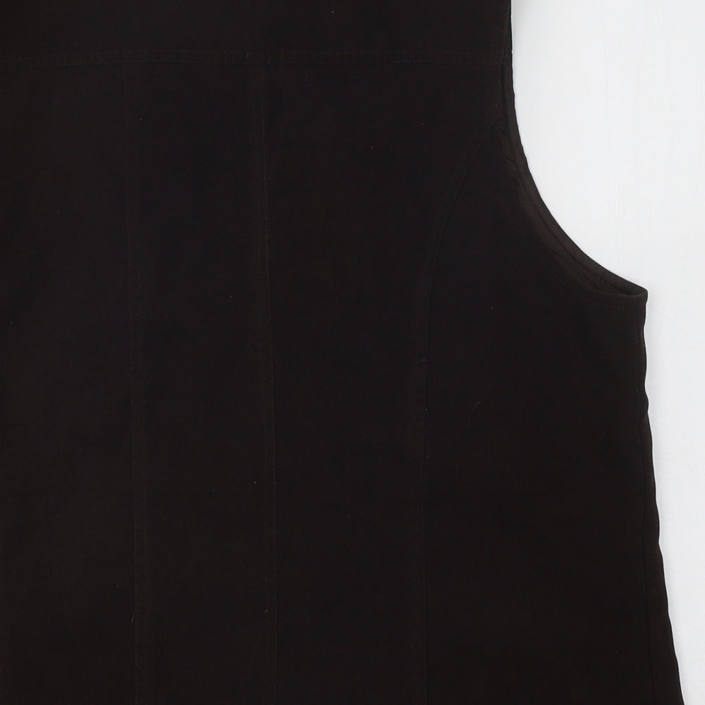 EMW Womens Brown Gilet Waistcoat Size L Zip