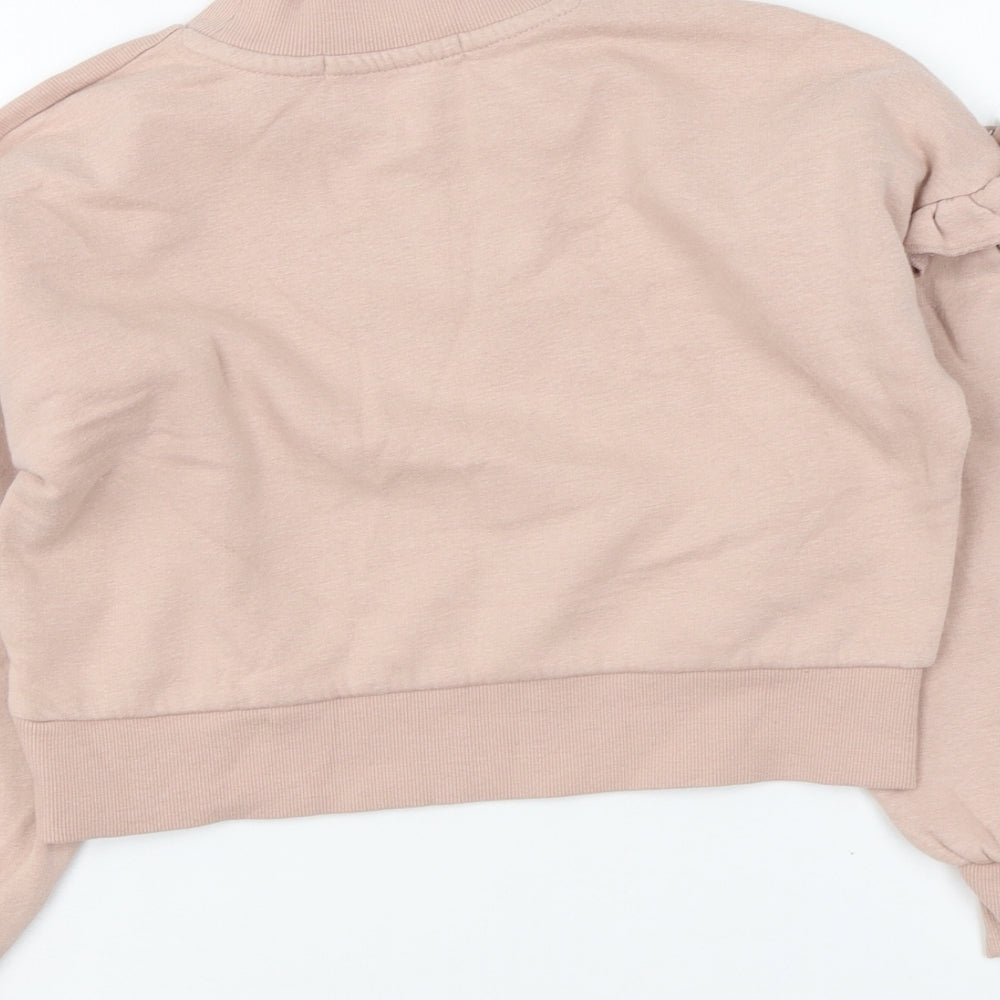 George Girls Pink Polyester Pullover Sweatshirt Size 9-10 Years Pullover - Kind