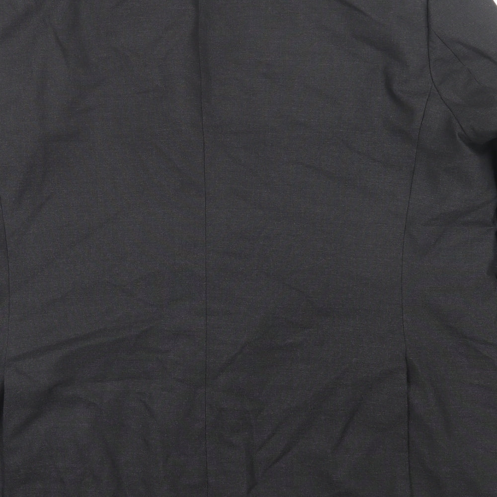 Marks & Spencer Mens Grey Polyacrylate Fibre Jacket Suit Jacket Size 46