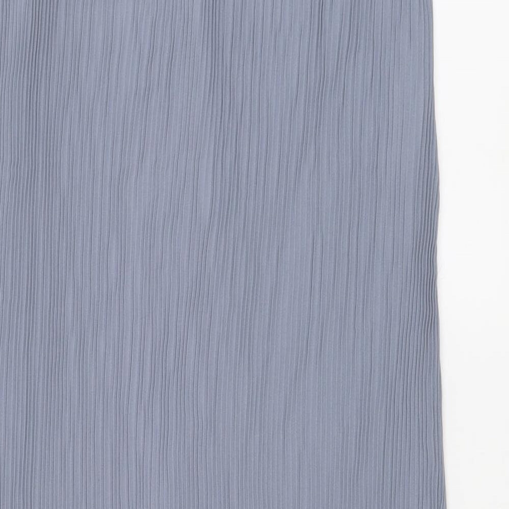 H&M Womens Grey Polyester A-Line Size XS Round Neck Pullover