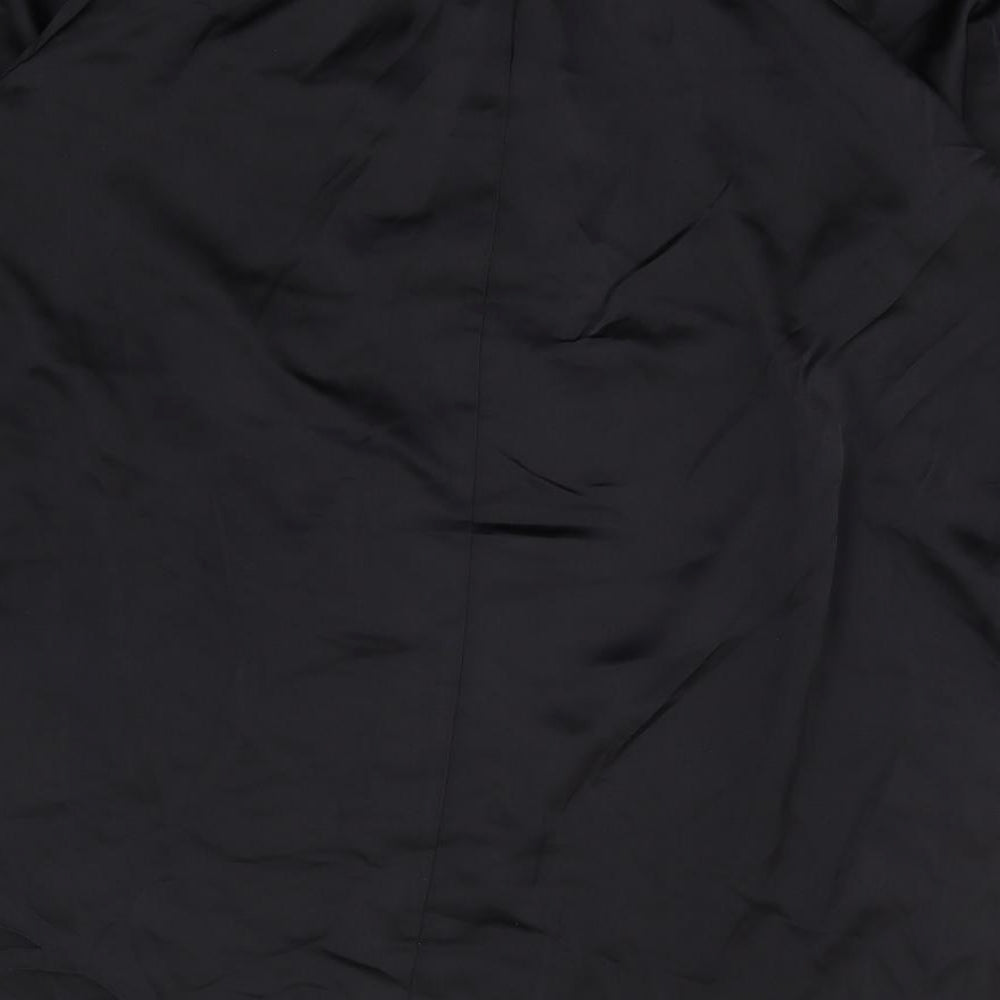 H&M Womens Black Polyester Shift Size XS Round Neck Pullover