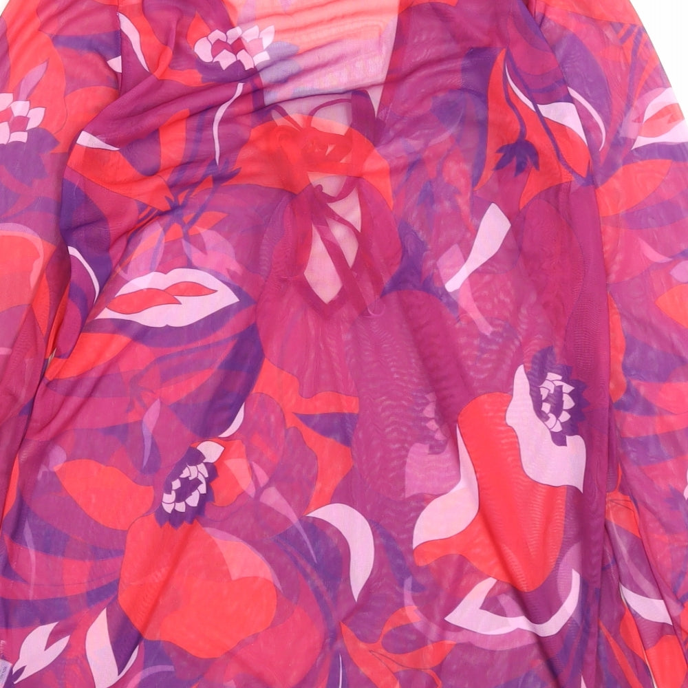 Atmosphere Womens Multicoloured Geometric Polyester Tunic Blouse Size 12 V-Neck