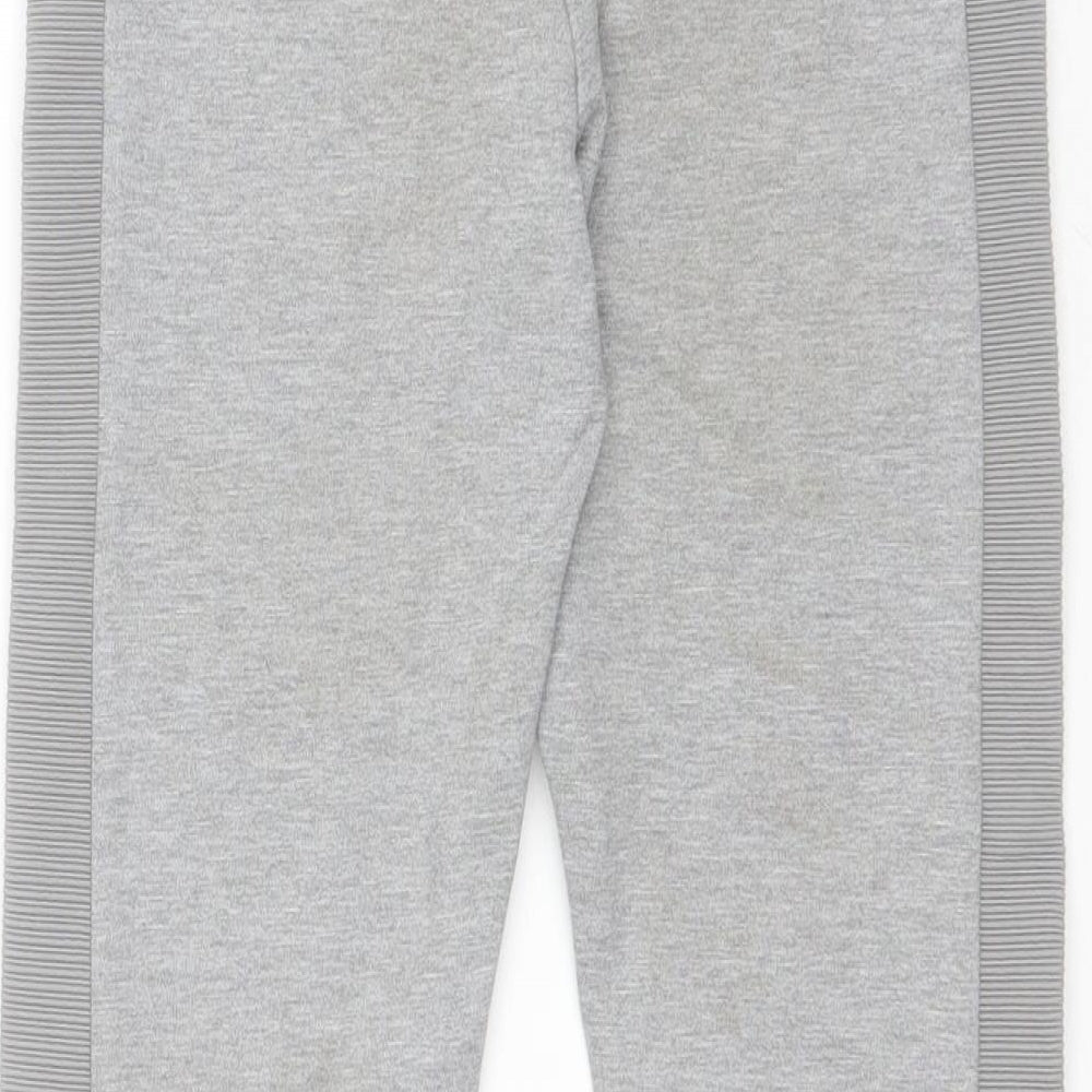 Marks & Spencer Girls Grey Polyester Jegging Trousers Size 11 Years Regular Drawstring - Leggins