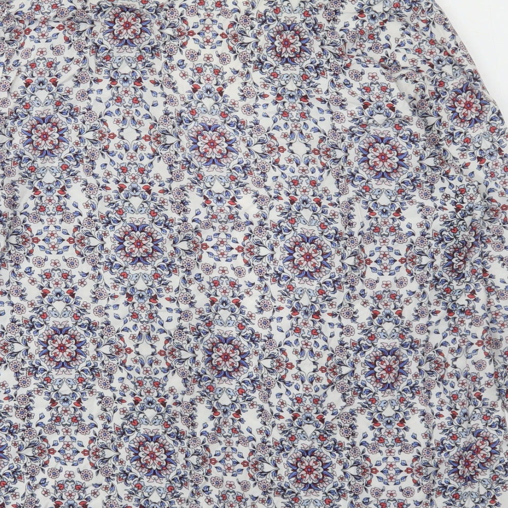 New Look Womens Multicoloured Floral Jacket Size 10