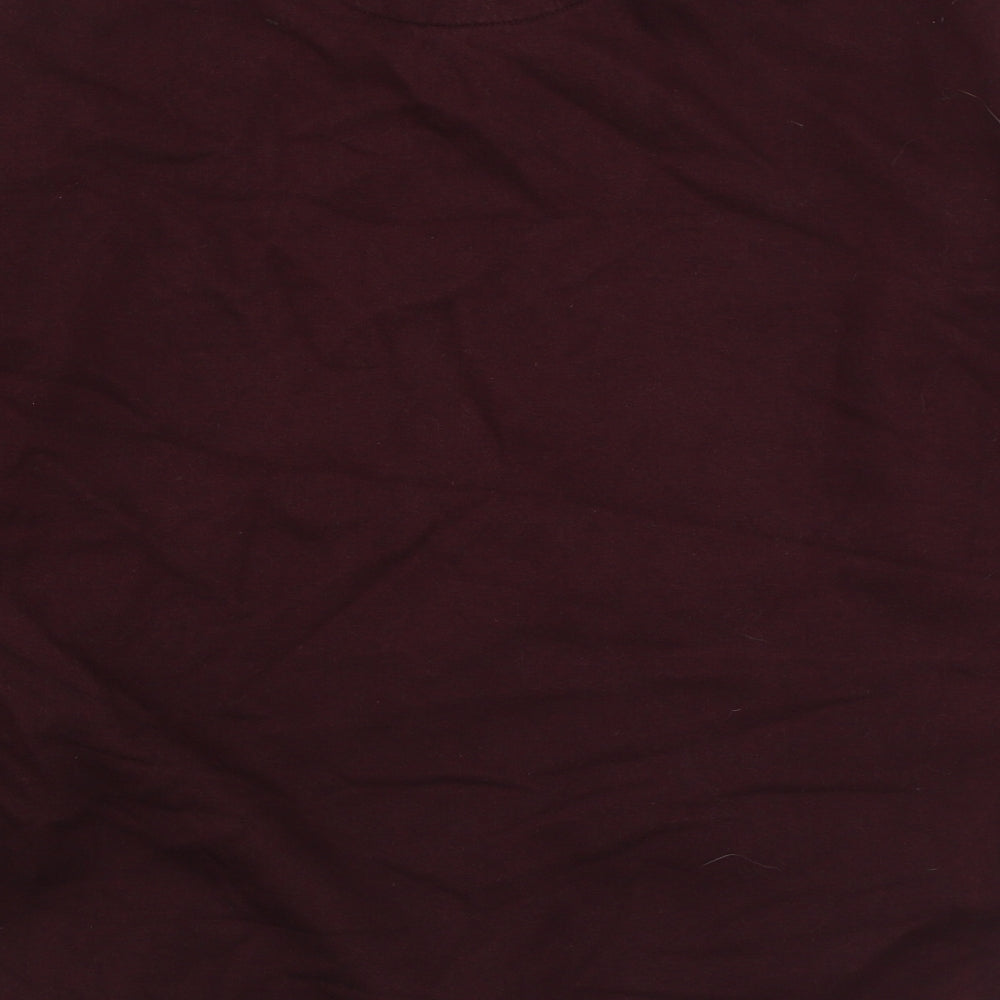 EWM Mens Purple Cotton Pullover Sweatshirt Size L