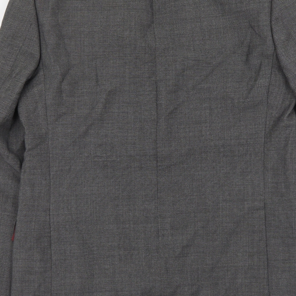 Marks & Spencer Mens Grey Wool Jacket Suit Jacket Size L