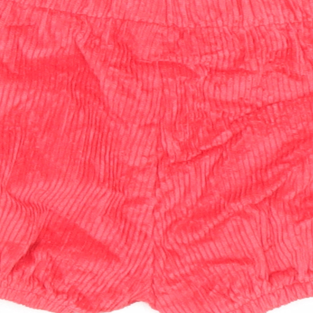 Marks & Spencer Boys Red Cotton Cropped Trousers Size 18-24 Months Pullover