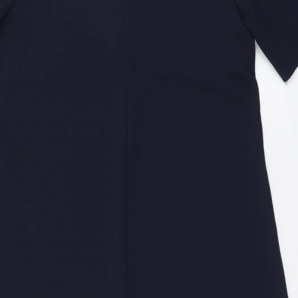 JDY Womens Blue Polyester A-Line Size L V-Neck Pullover