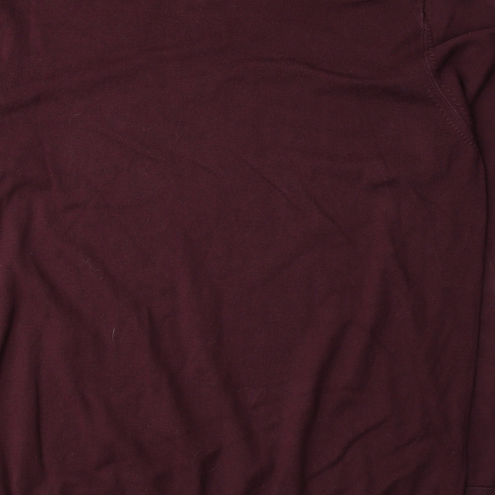 NEXT Mens Red Cotton Pullover Sweatshirt Size L