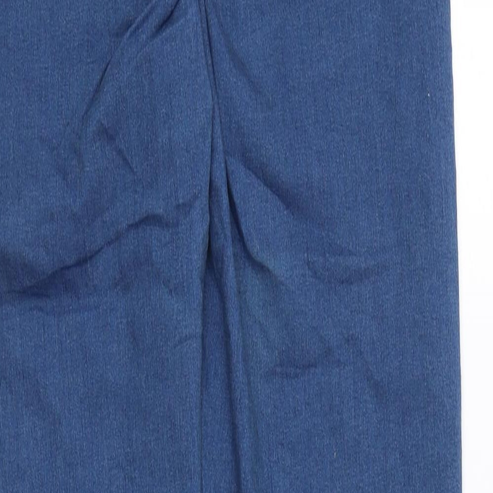 Denim & Co. Womens Blue Polyester Jegging Leggings Size 8 L29 in