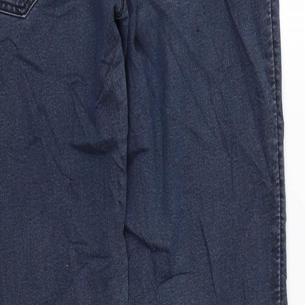 H&M Womens Blue Cotton Skinny Jeans Size 32 in L32 in Regular Zip