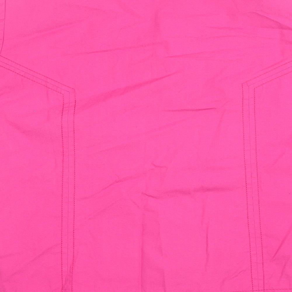 Marks & Spencer Womens Pink Jacket Size 14 Button