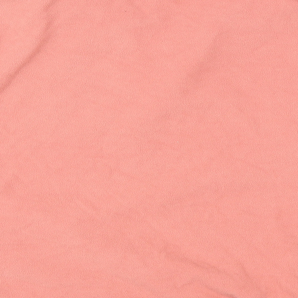 F&F Womens Pink Polyester Pullover Sweatshirt Size M Zip