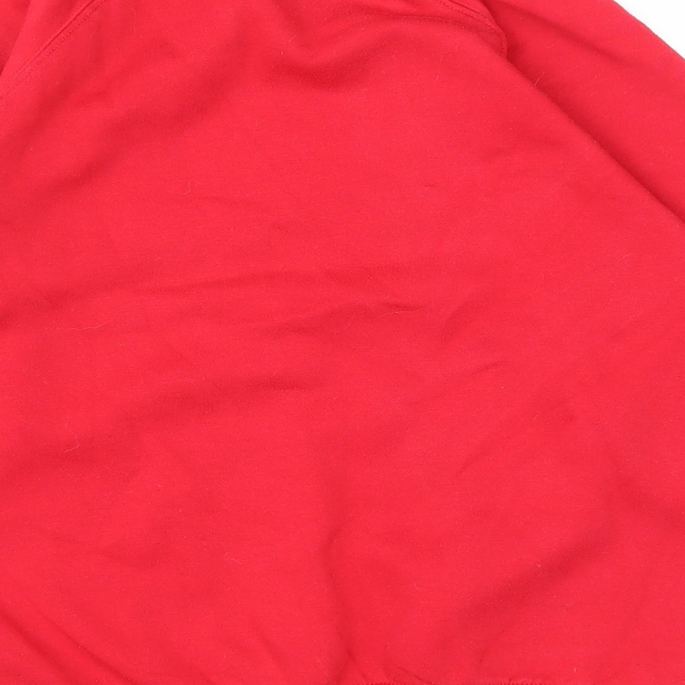 Trutex Womens Pink Cotton Pullover Sweatshirt Size 2XS Pullover