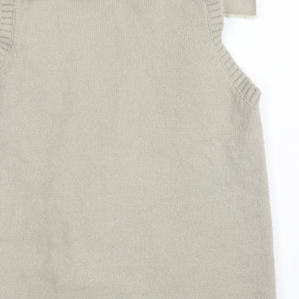 Atmosphere Womens Grey Gilet Waistcoat Size M
