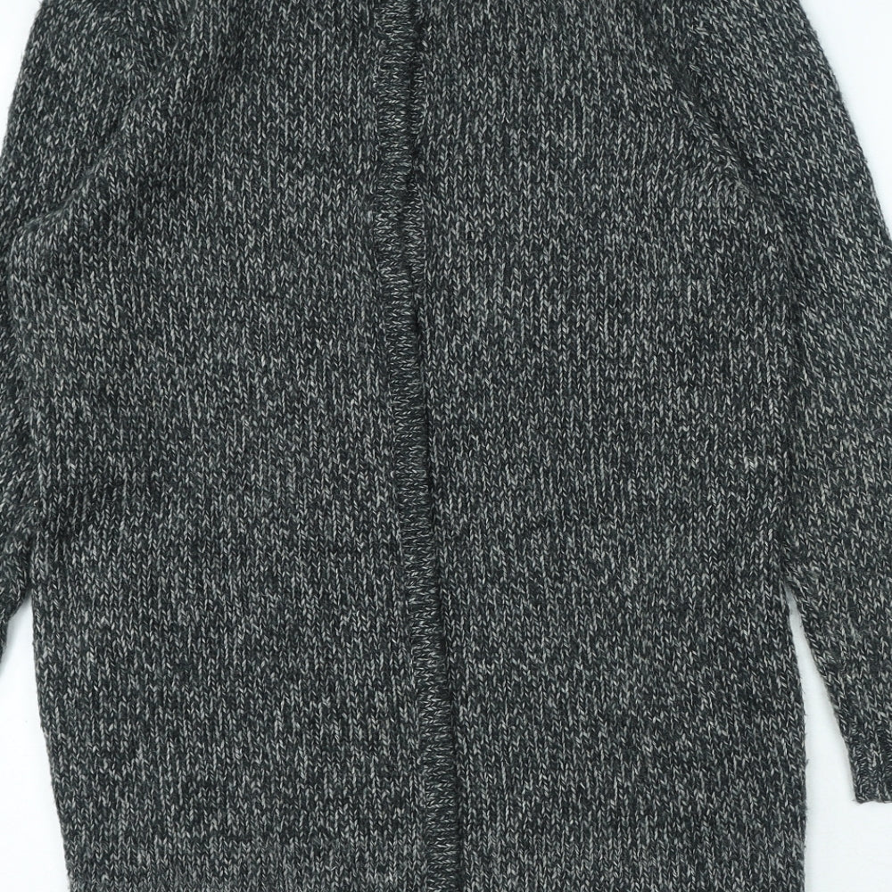 Great Plains Womens Black Round Neck Acrylic Pullover Jumper Size XS