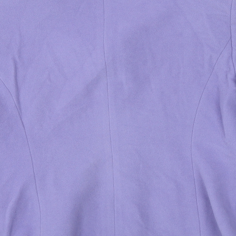 Charles Gray London Womens Purple Jacket Size 12 Button