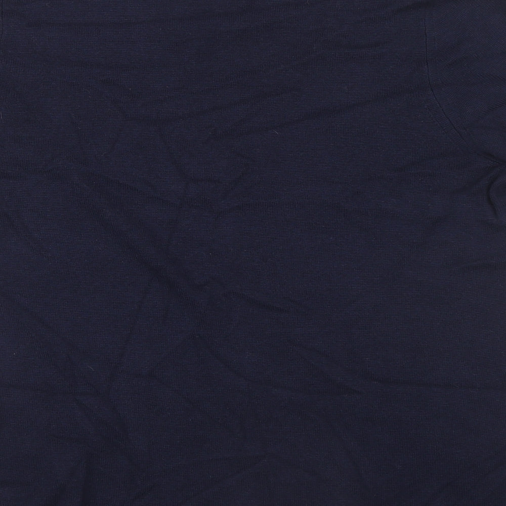 Classics Womens Blue Round Neck Polyamide Pullover Jumper Size 16