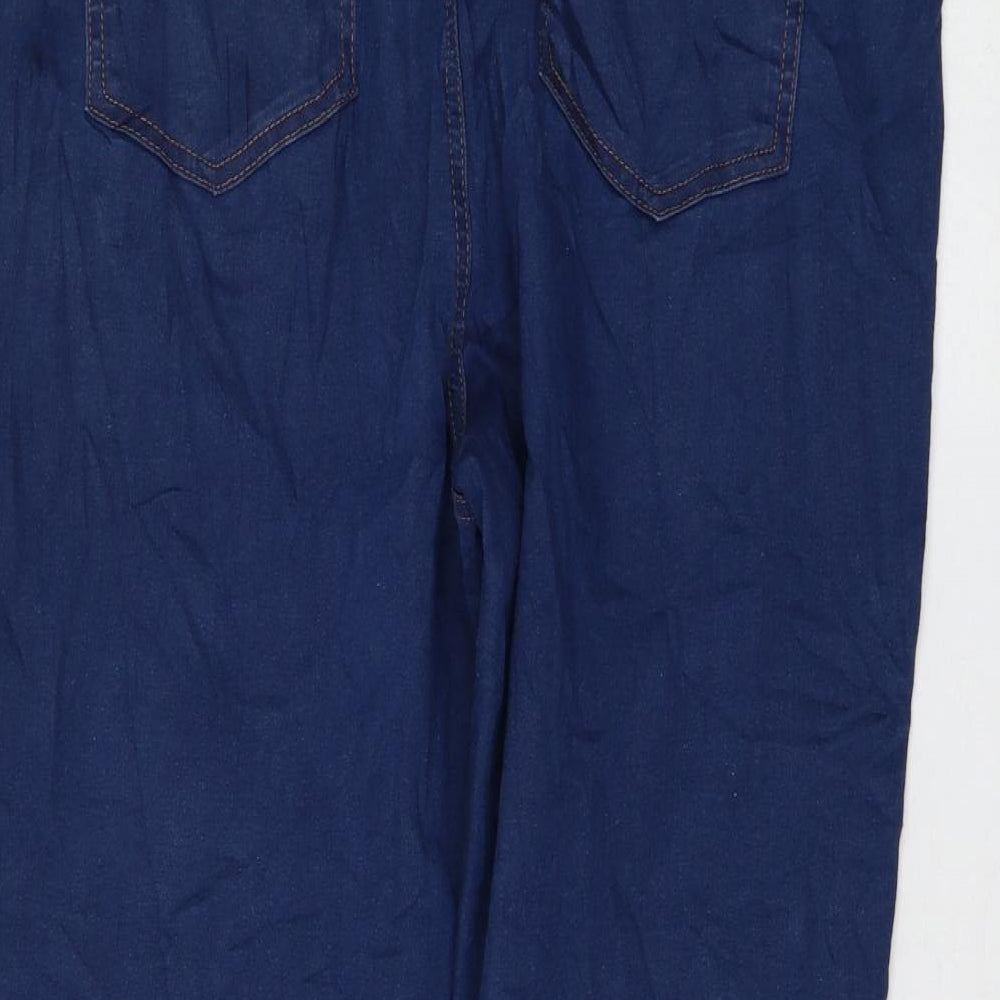 Preworn Womens Blue Polyester Jegging Jeans Size 39 in L28 in Regular