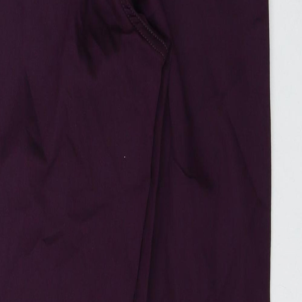 Marks & Spencer Womens Purple Cotton Jegging Jeans Size 6 L28 in Regular