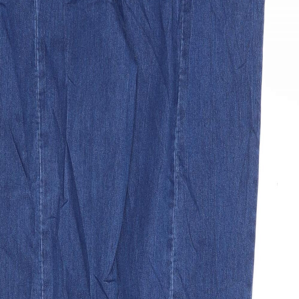 Intuition Womens Blue Cotton Jegging Jeans Size 12 L30 in Regular
