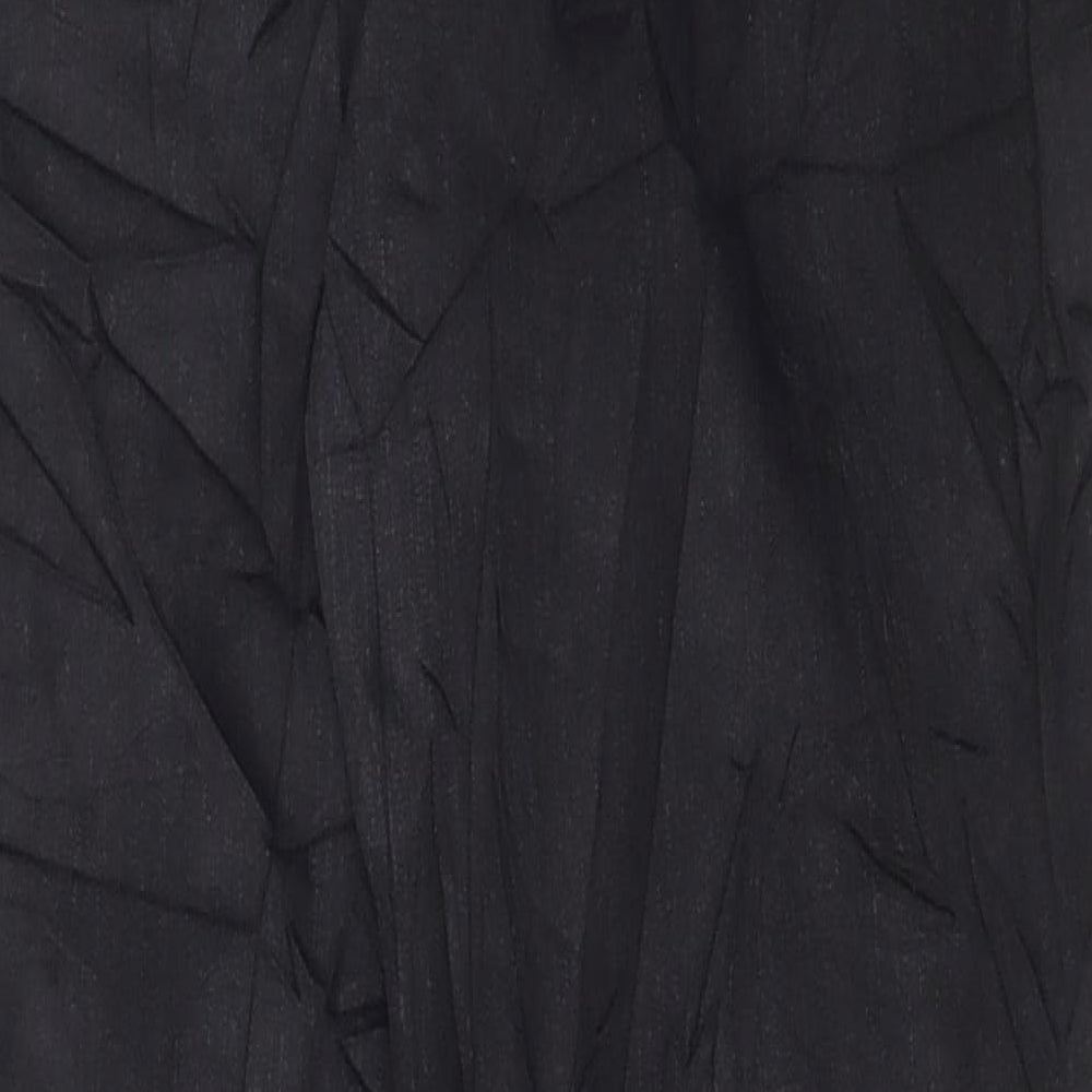 Marks & Spencer Mens Black Cotton Straight Jeans Size 30 in L30 in Regular Button