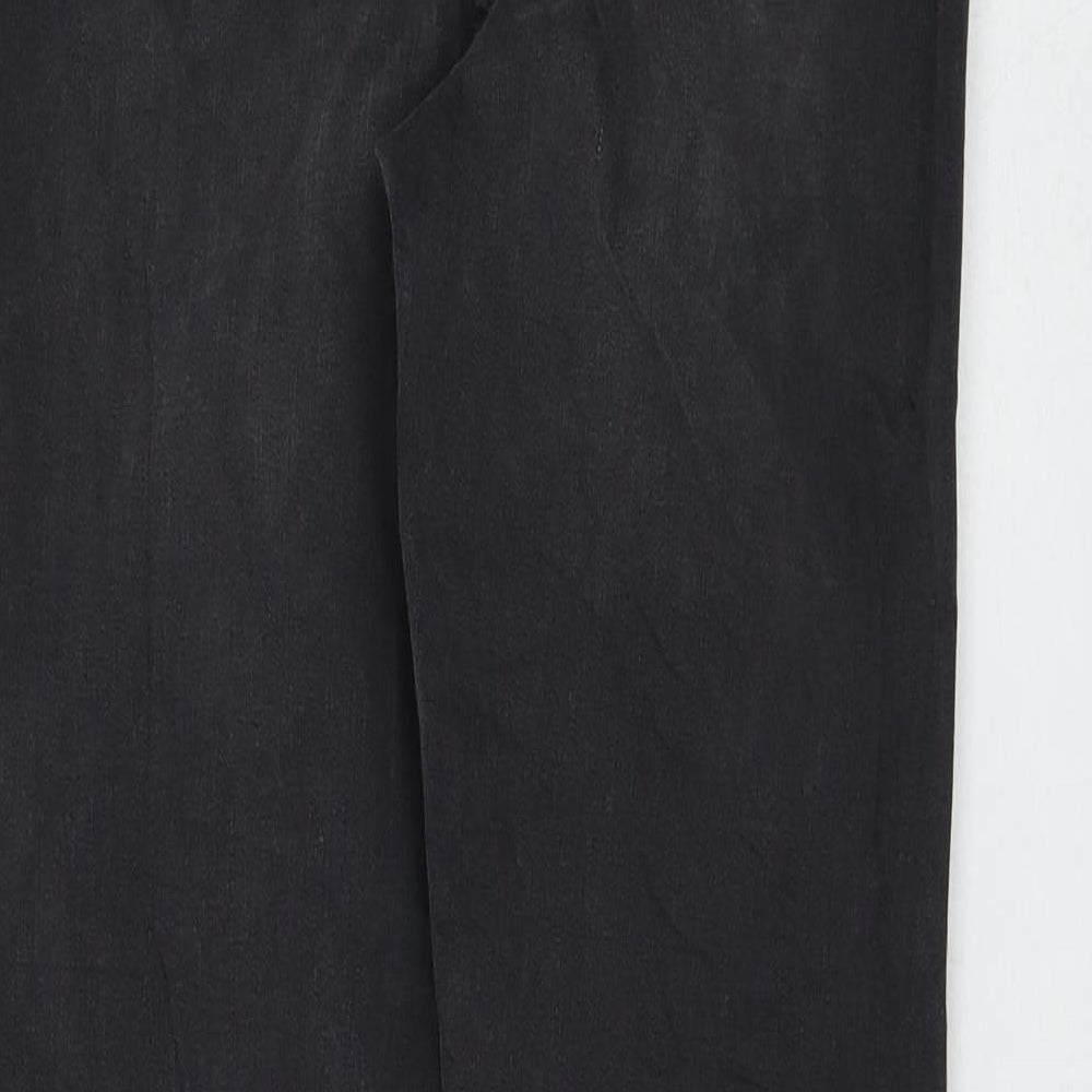 Marks & Spencer Womens Black Cotton Skinny Jeans Size 8 L30 in Regular Zip