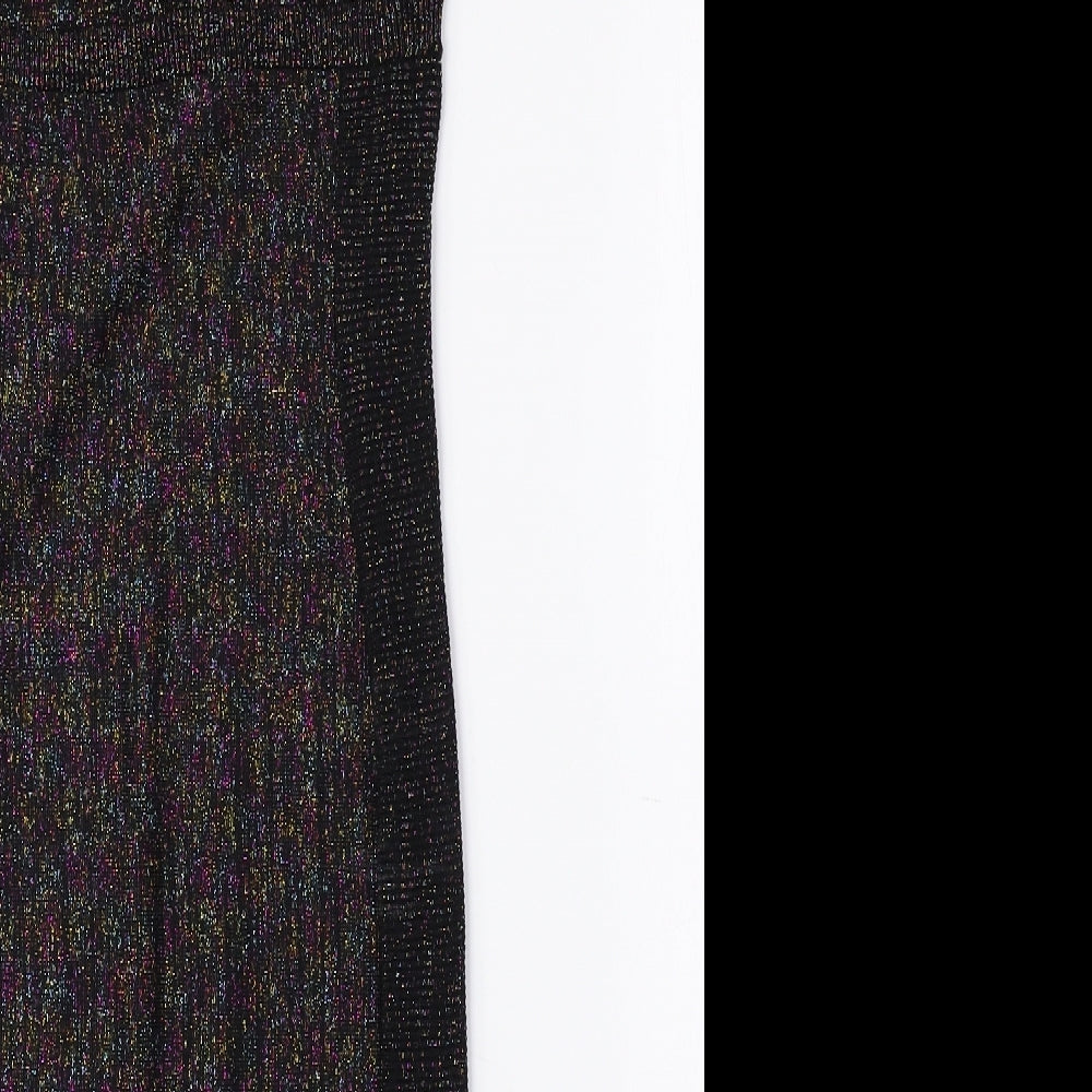 H&M Womens Multicoloured Viscose A-Line Size S Sweetheart Pullover