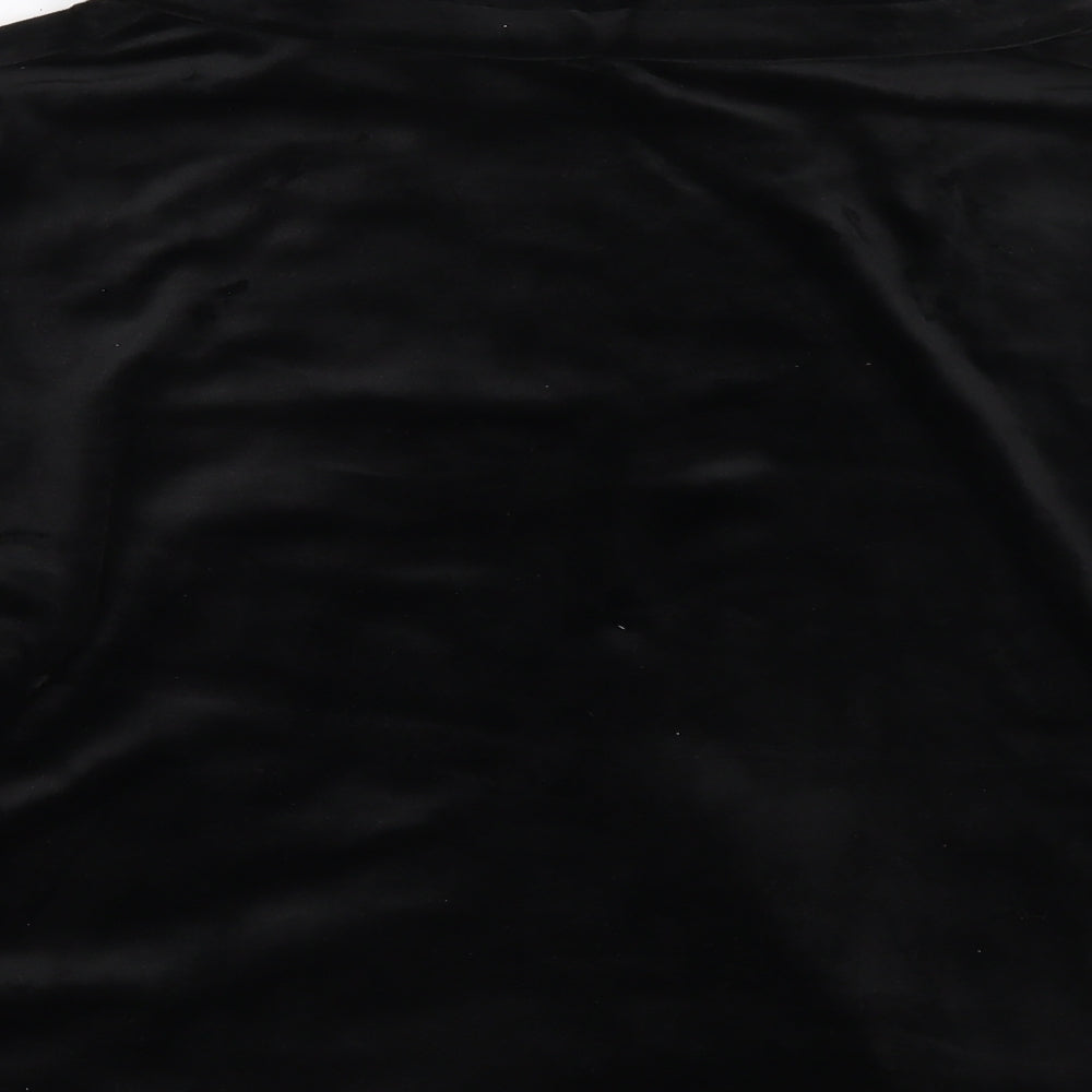 Indigo Sky Womens Black Polyester Pullover Sweatshirt Size L Pullover - Crown