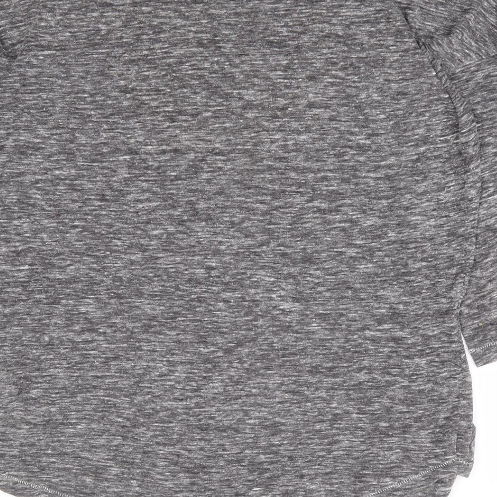 NEXT Womens Grey Polyester Basic Blouse Size 14 Round Neck - Be True to Who You Are