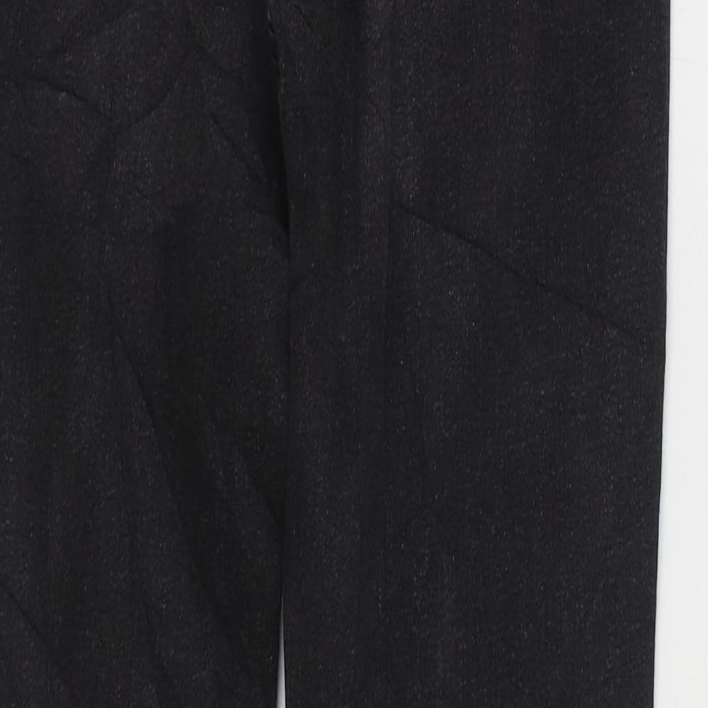 Marks & Spencer Womens Black Cotton Skinny Jeans Size 6 L25 in Regular Zip