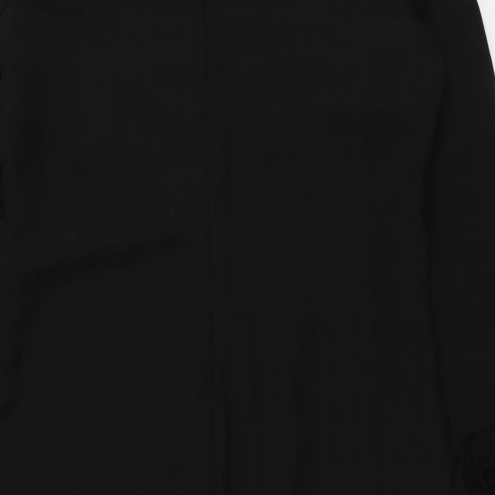 Selected Womens Black Polyester Playsuit One-Piece Size 12 Zip