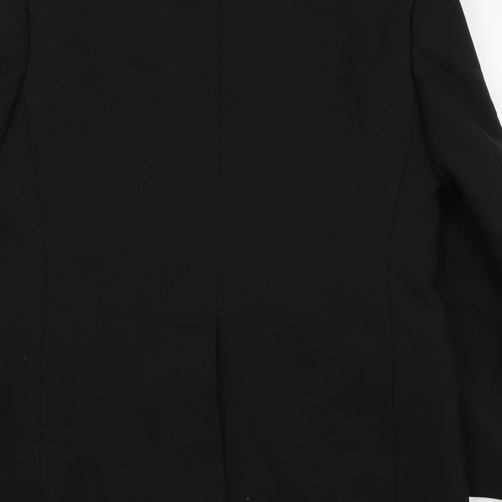 Grendale Mens Black Polyester Jacket Suit Jacket Size 38