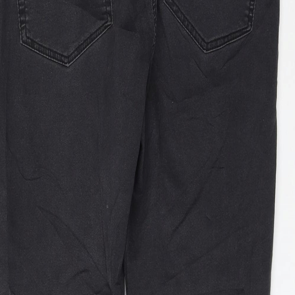 Preworn Womens Black Cotton Jegging Jeans Size 34 in L28 in Regular