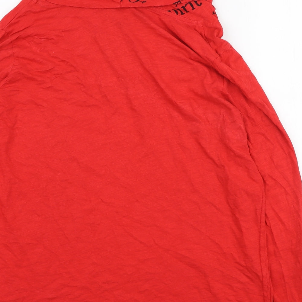 Soccx Womens Red Cotton Pullover Sweatshirt Size XL Pullover - England