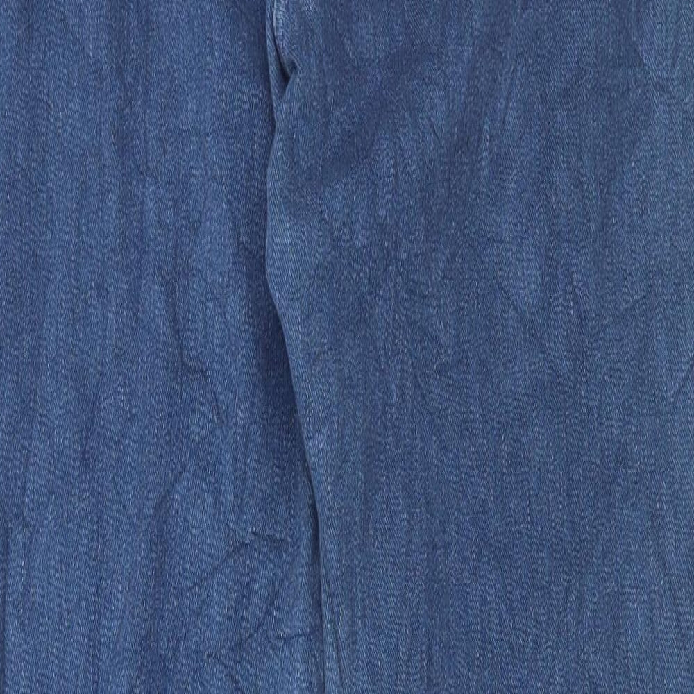 Marks & Spencer Womens Blue Cotton Jegging Jeans Size 10 L30 in Regular