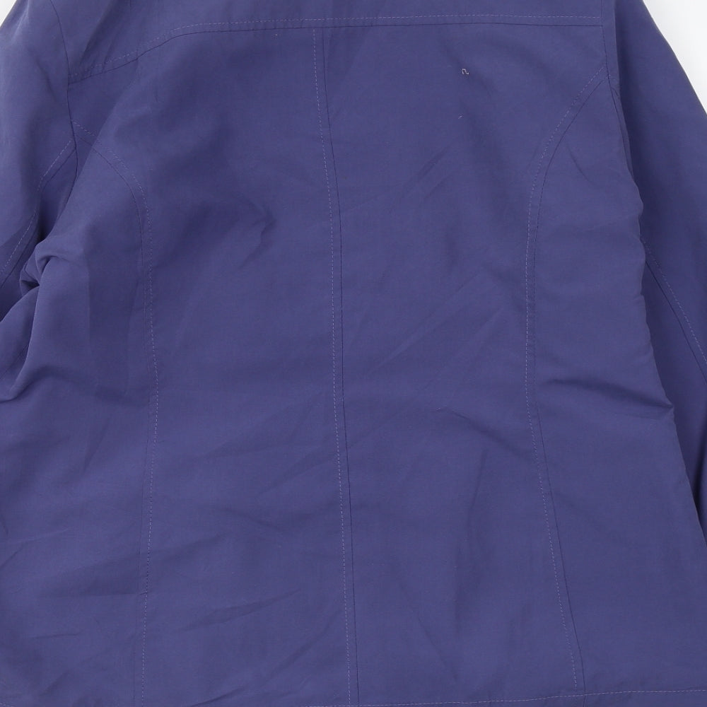 Classics Womens Purple Jacket Blazer Size 14 Button