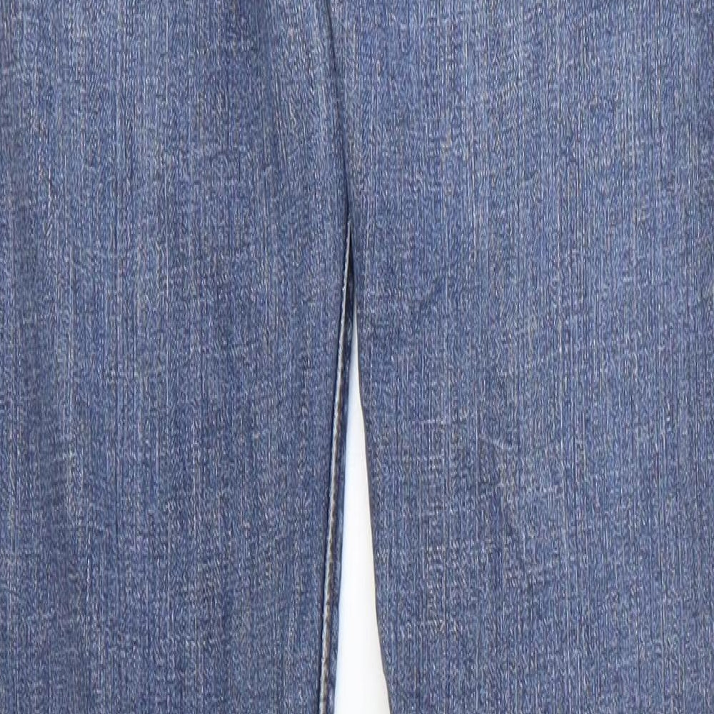 Disco Womens Blue Cotton Skinny Jeans Size 8 L31 in Slim Zip