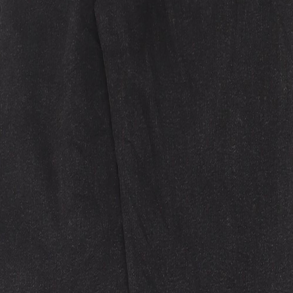 Marks & Spencer Womens Grey Cotton Skinny Jeans Size 12 L29 in Regular Button