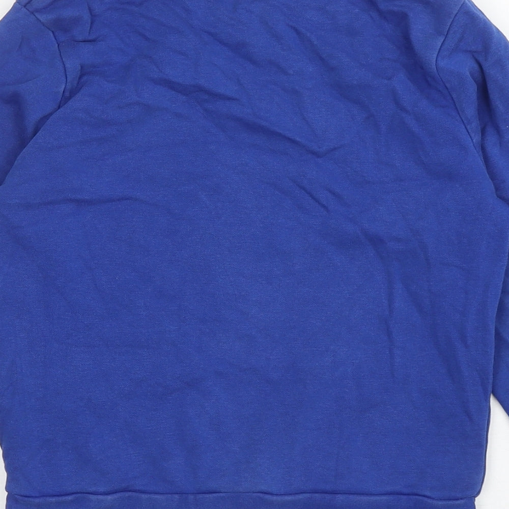 George Boys Blue Cotton Pullover Sweatshirt Size 6-7 Years Pullover