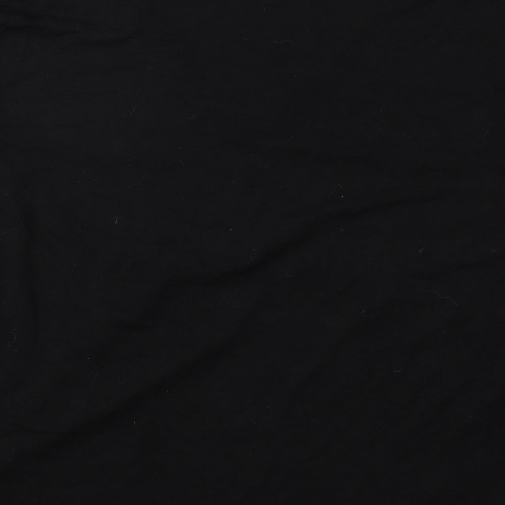 Tigi Wear Womens Black Viscose Basic Blouse Size 16 V-Neck
