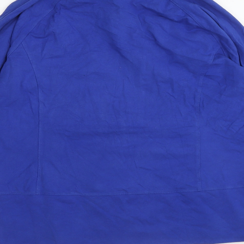Gap Mens Blue Cotton Full Zip Sweatshirt Size L