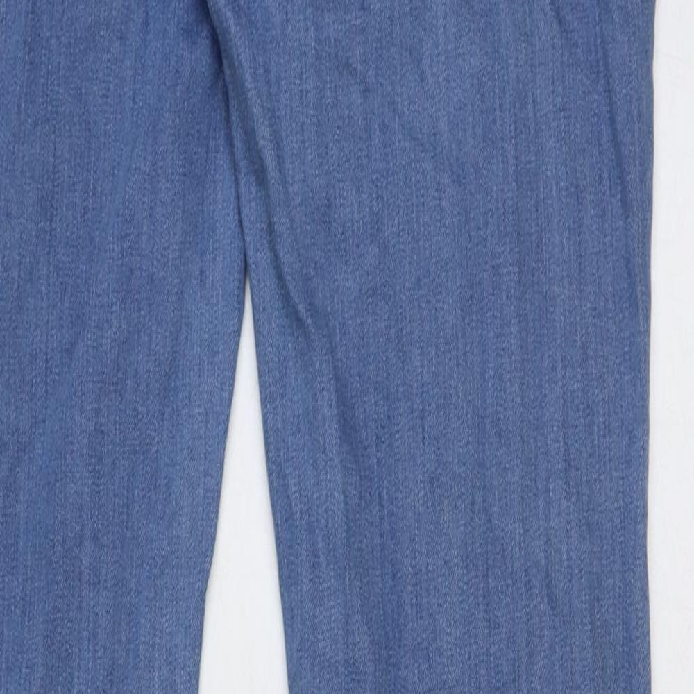 Selected Mens Blue Cotton Straight Jeans Size 32 in L34 in Regular Button