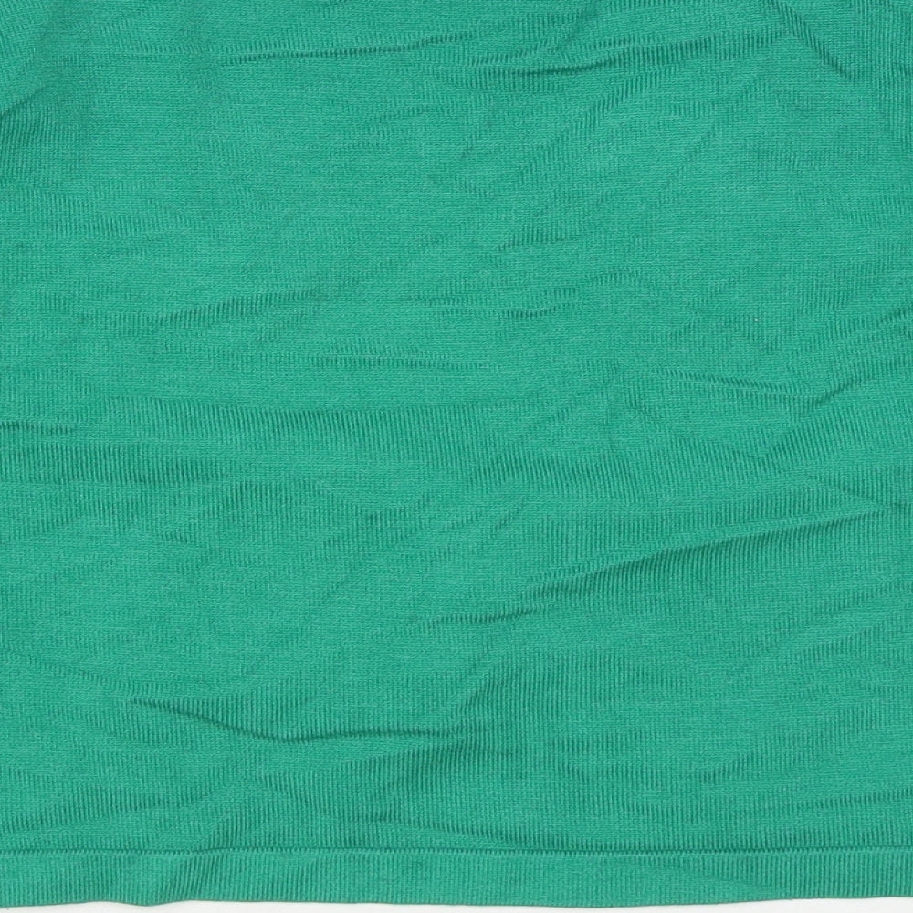Klass Collection Womens Green V-Neck Viscose Cardigan Jumper Size M