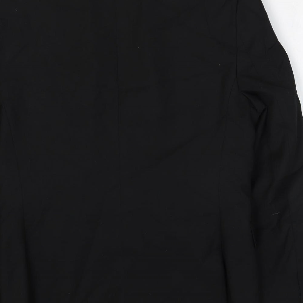 Express Mens Black Wool Jacket Suit Jacket Size 40
