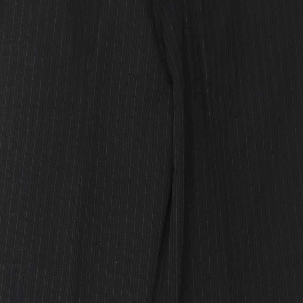 Taylor & Wright Womens Black Polyester Dress Pants Trousers Size 36 in L27 in Regular Zip