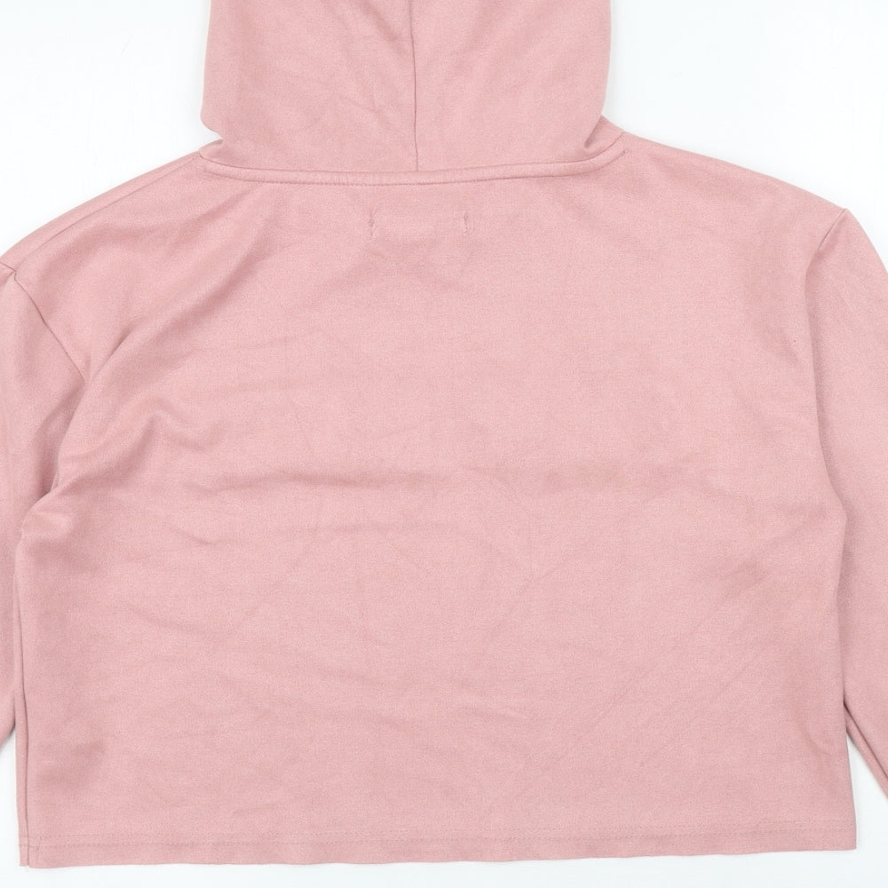 Primark Womens Pink Polyester Pullover Hoodie Size 10 Pullover - Empower