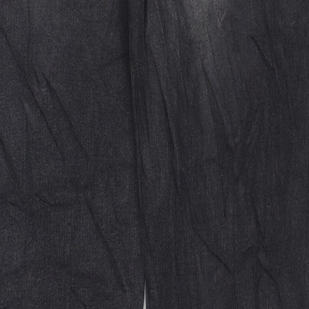 Marks & Spencer Womens Black Cotton Skinny Jeans Size 8 L30 in Regular Button - Sculpt